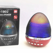 Original WSTER WS1802 Support USB TF CARD FM RADIO Portable Light Speaker